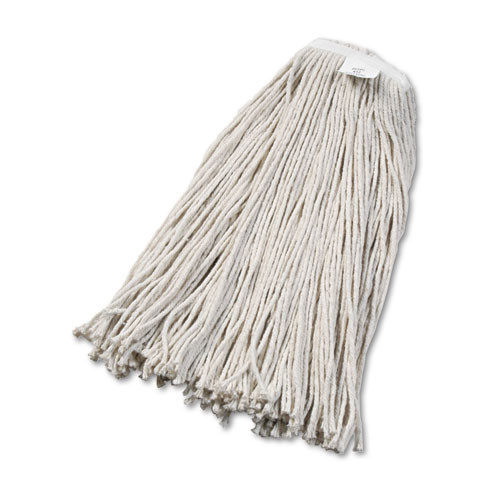 Cut-end Wet Mop Head, Rayon, No. 32, White, 12/carton